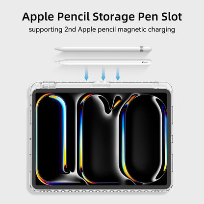 iPad Case with Pencil Holder – Fits iPad Pro 11/12.9/13, Air, Mini, 10th Gen & More