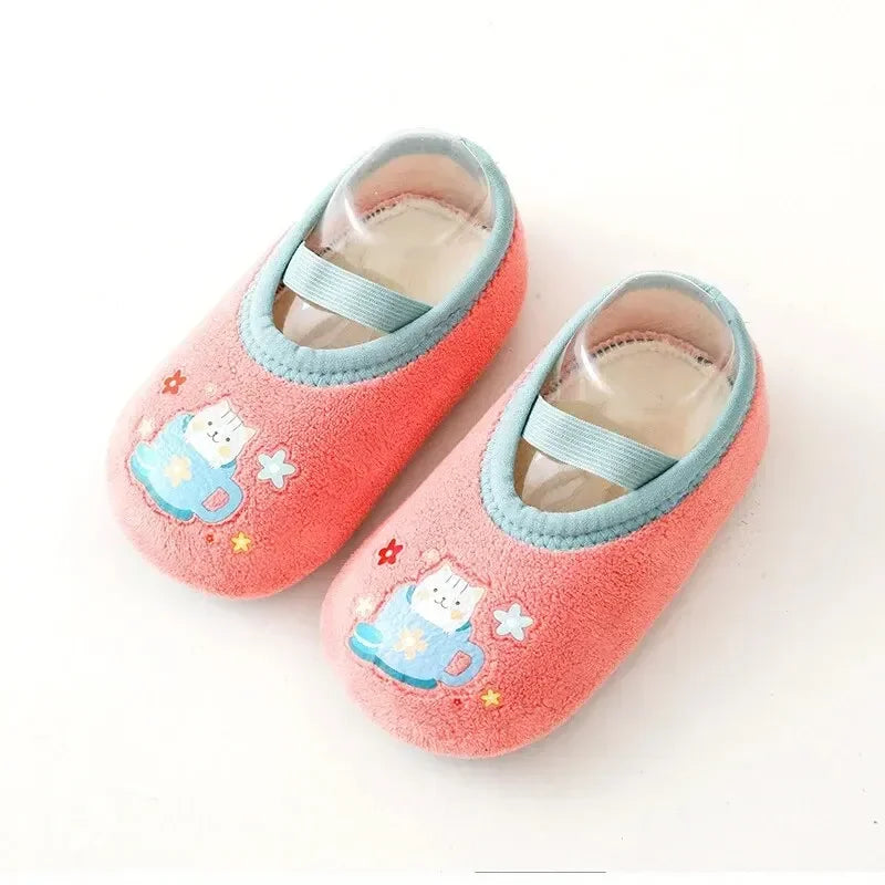 Baby Non-Slip Floor Shoes Soft Sole Toddler Crib Socks