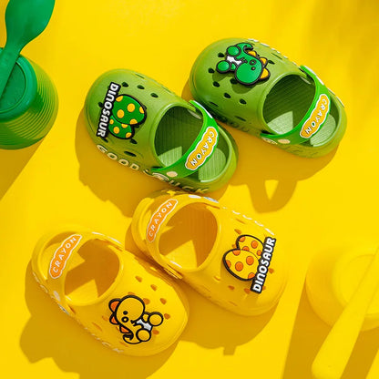 Kids Cartoon Dinosaur Clog Sandals – Baby & Toddler Beach Shoes