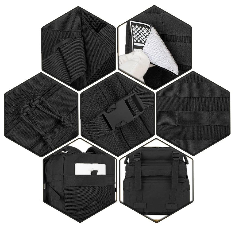 Tactical Backpack 30L & 50L – Military MOLLE Assault Pack for Hiking & Survival