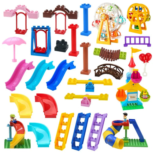 Large Building Blocks Playground Parts – Duplo Compatible Accessories