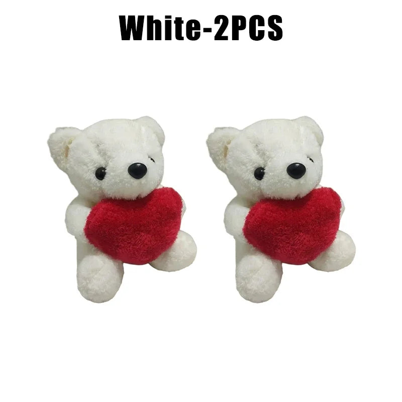 Heart Teddy Bear Plush Stuffed Animal – Valentine Gift Set