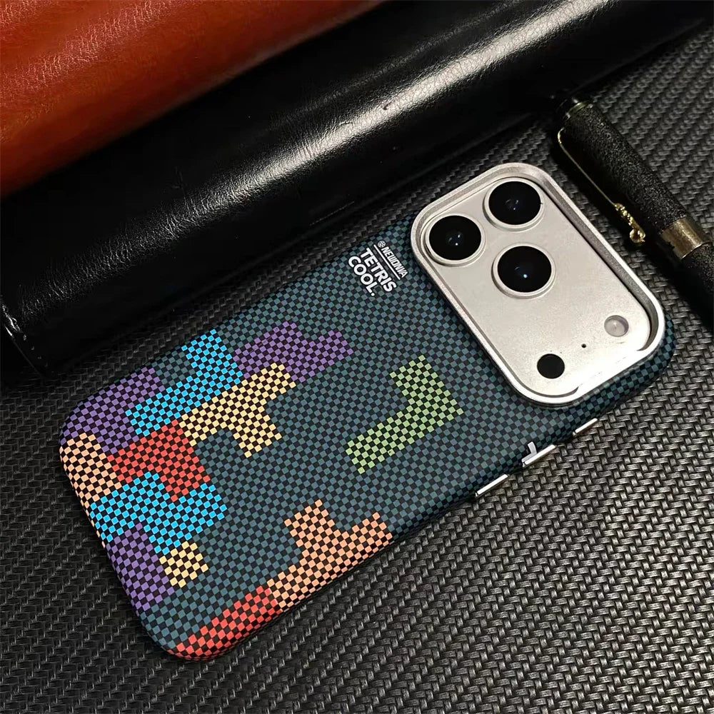 Magsafe Carbon Fiber Texture iPhone Case
