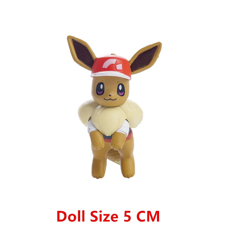 Pokémon Gengar Pikachu Eevee Greninja Mewtwo Action Figure Collection