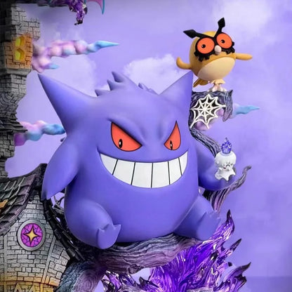 32CM Pokémon Gengar Evolution Family PVC Action Figure Set