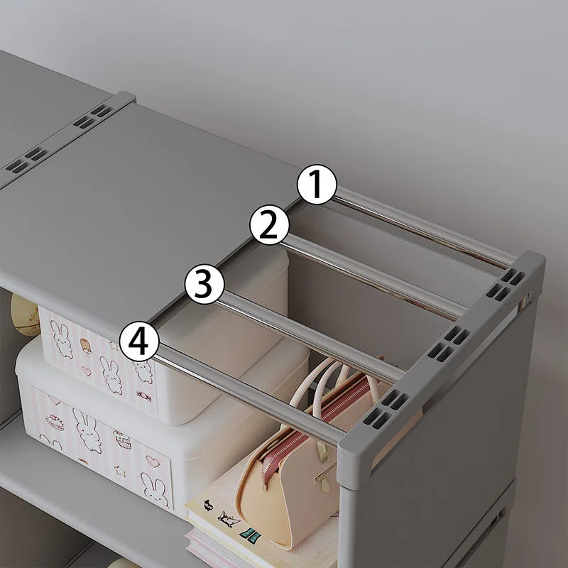 Multilayer Bookshelf – Easy Assembly Storage Shelf for Books & Toys
