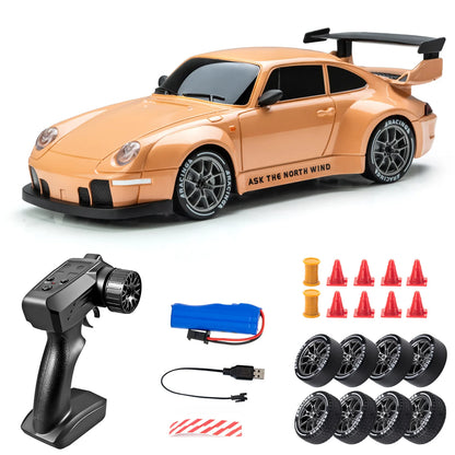 1:24 4WD High Speed RC Drift Car with LED Lights