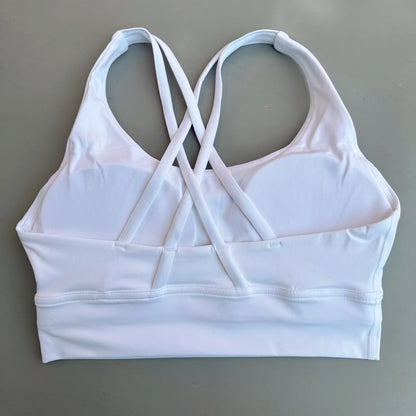 Women's Padded Cross-Back Sports Bra – High Support Activewear