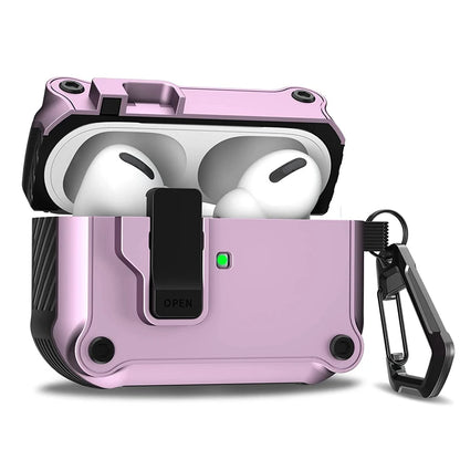 AirPods Pro 3 Case with Security Lock & Carabiner Hook