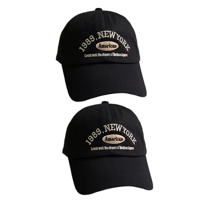 Baseball Cap – Unisex Retro Letter Embroidered Hat