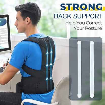 Posture Corrector Back Brace – Clavicle & Shoulder Support for Men & Women