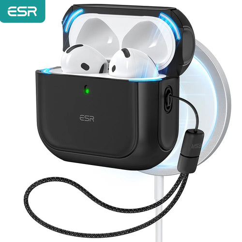 ESR AirPods Pro Case – Heavy-Duty Drop Protection with Carabiner Clip