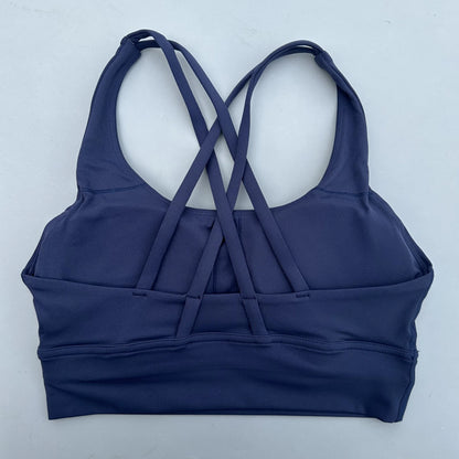 Women's Padded Cross-Back Sports Bra – High Support Activewear
