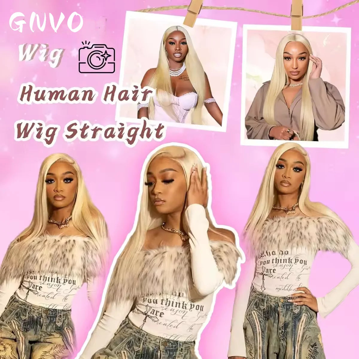 Straight Lace Front Wig Human Hair 13x4 180%-250% Density Pre-Plucked