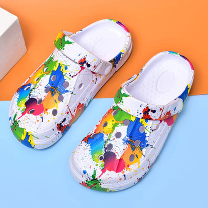 Unisex Air Cushion Breathable Thick Sole Clog Sandals