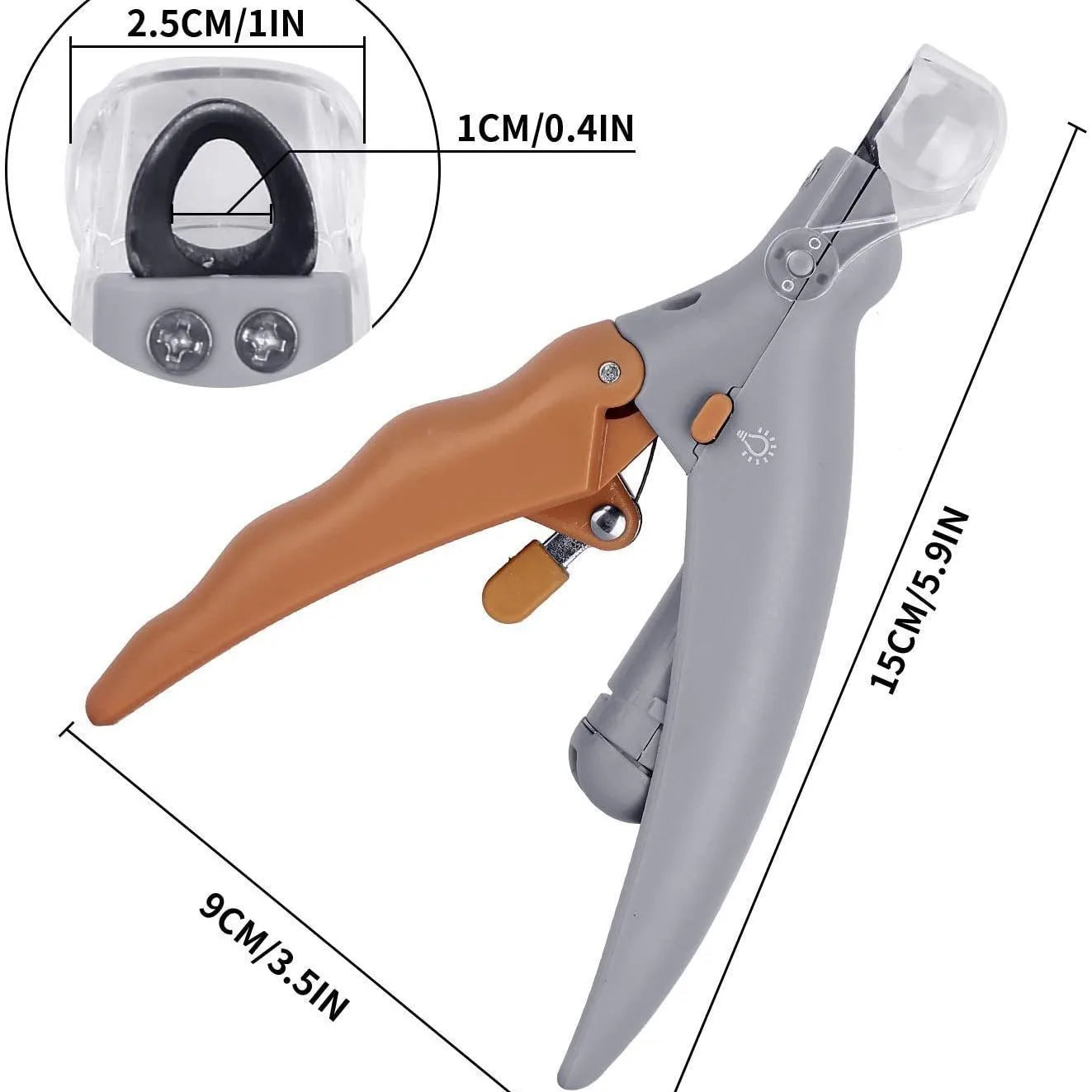 LED Pet Nail Clipper – Safe & Precise for Dogs & Cats