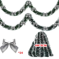 Silver 24 Garland 4m