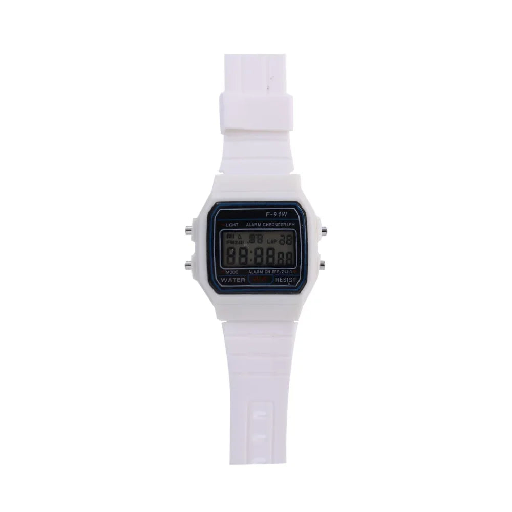 F91W Digital Sports Watch – LED, Waterproof, Unisex