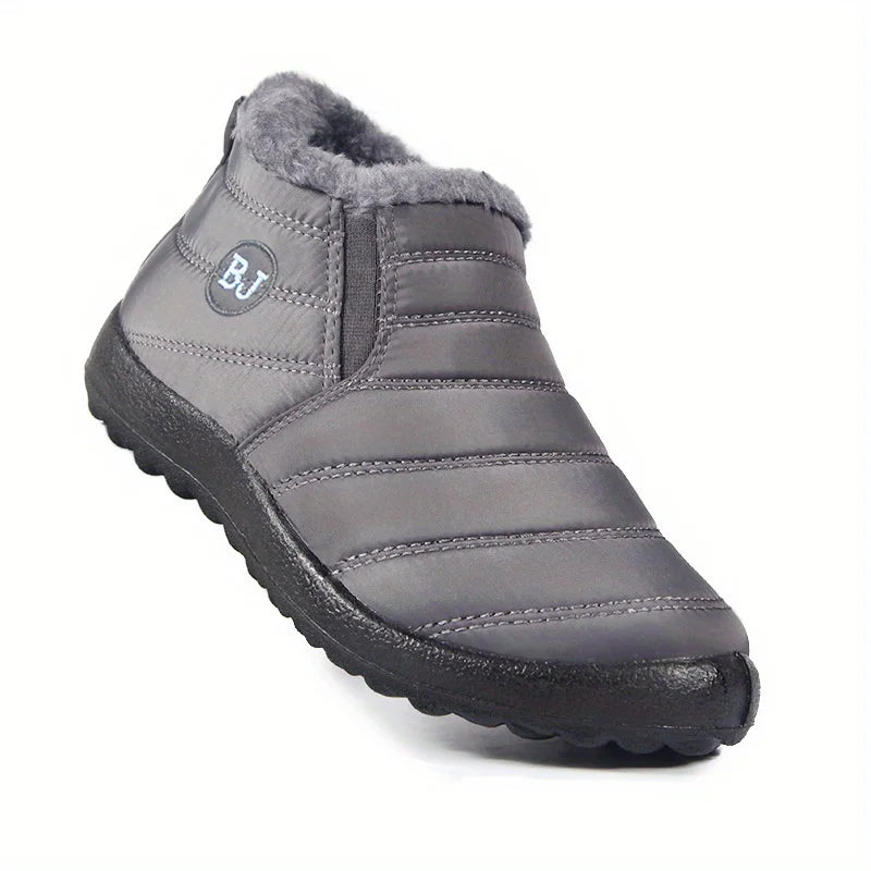 Women's Waterproof Snow Boots – Warm Fur-Lined, Non-Slip