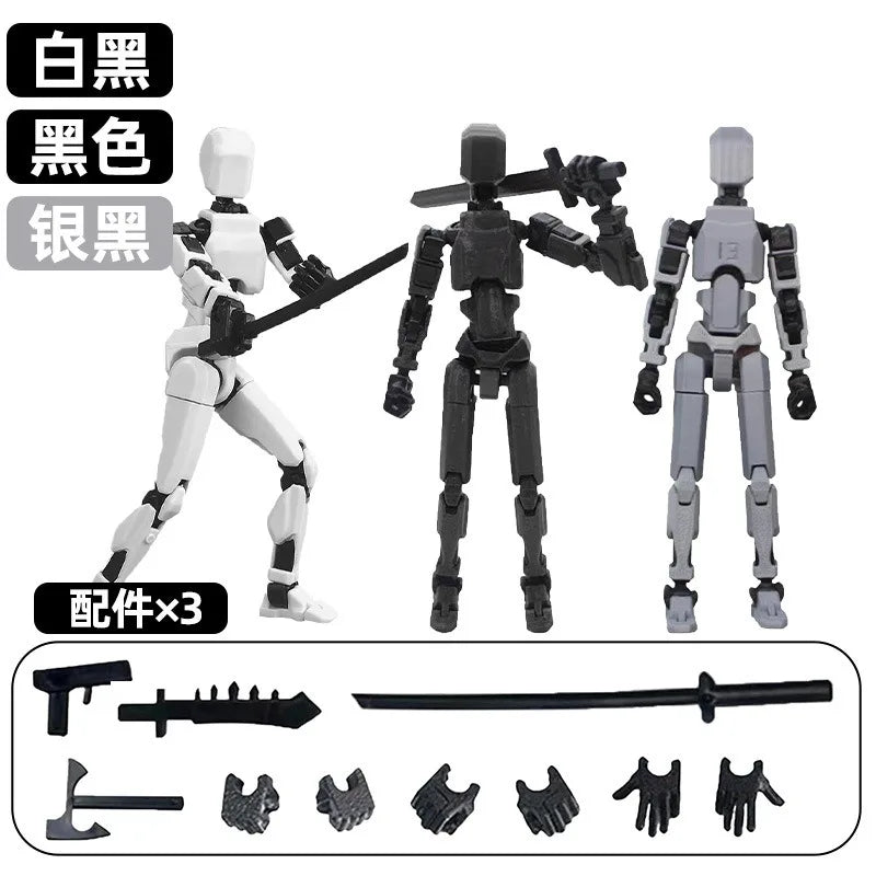 T13 Multi-Jointed Robot Dog Action Figure – Poseable Titan Mech Toy