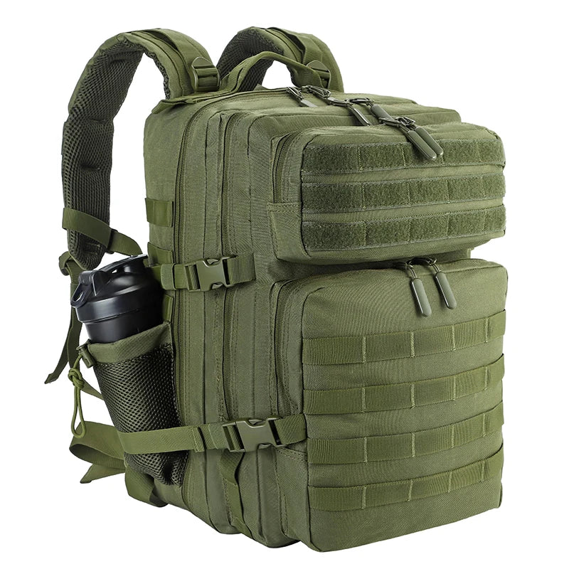 45L Tactical Backpack – Large Military Rucksack for Hiking & Gym