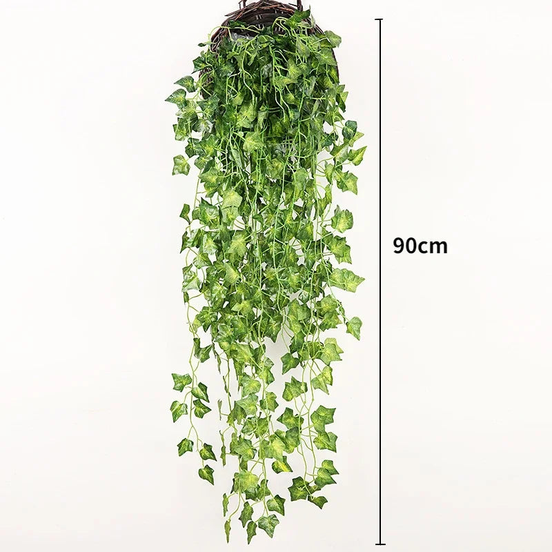 Artificial Hanging Plant Vine – 90cm Faux Greenery for Home & Wedding Decor