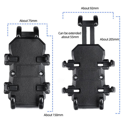 Motorcycle Bike Phone Holder Aluminum Handlebar GPS Mount Bracket
