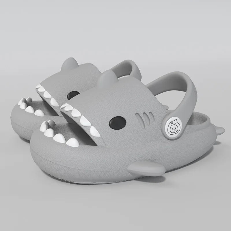 Kids Shark Sandals – Non-Slip Soft Sole Summer Clogs for Boys & Girls
