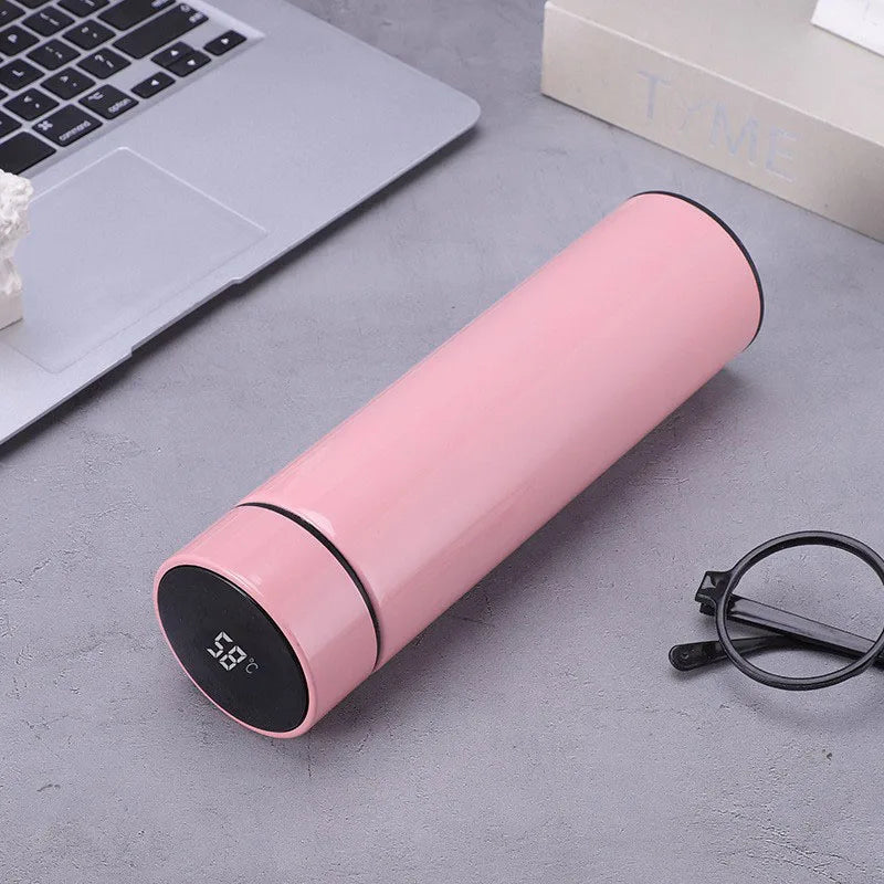 Smart Temperature Display Thermos Bottle – 500ml Insulated Water Bottle