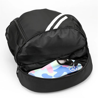 Sports Gym Drawstring Backpack with Shoe Compartment for Men & Women