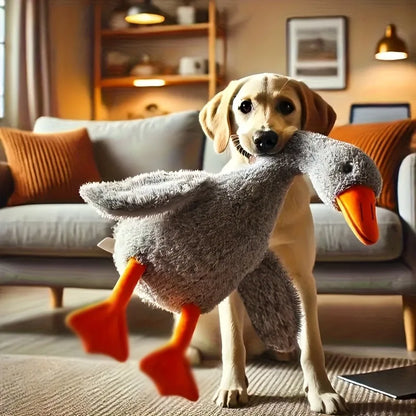 Soft Colorful Duck Plush Toy for Cats and Dogs