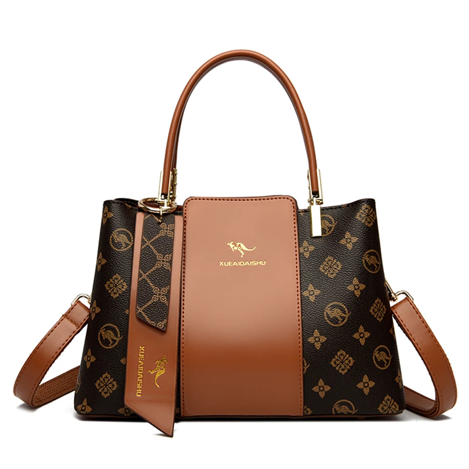 Women's Designer Handbag – Large Capacity Leather Shoulder Bag