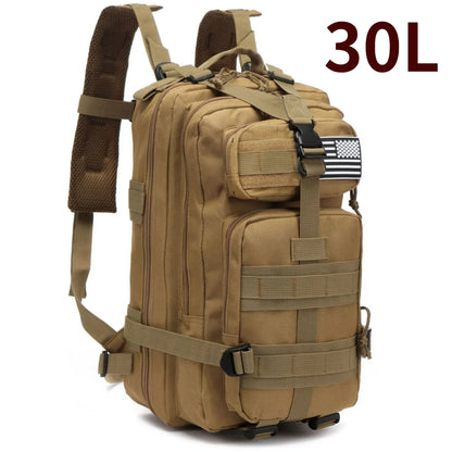 50L Tactical Backpack – 1000D Nylon Waterproof Military Rucksack for Hiking, Hunting & Outdoor