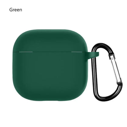 AirPods 4 Silicone Case with Carabiner Clip – Protective Cover