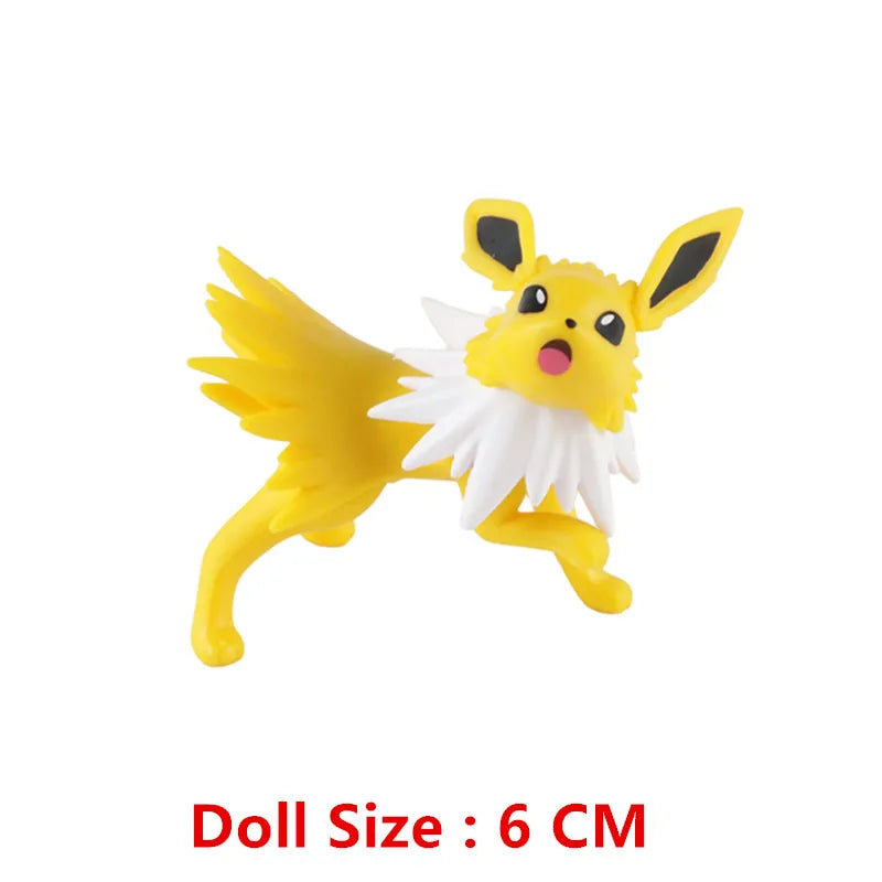 Pokémon Gengar Pikachu Eevee Greninja Mewtwo Action Figure Collection