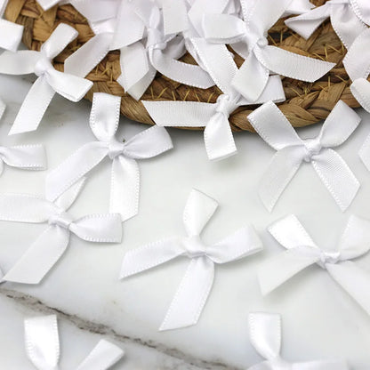 Satin Ribbon Bows 50pcs for DIY Crafts & Gift Wrapping