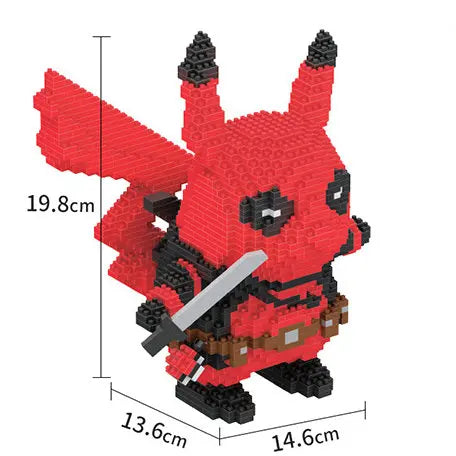 Pokemon Mini Building Blocks – Pikachu, Charizard, Eevee & More