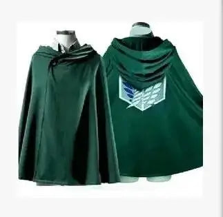 Attack on Titan Scouting Legion Cosplay Cloak Cape with Headband