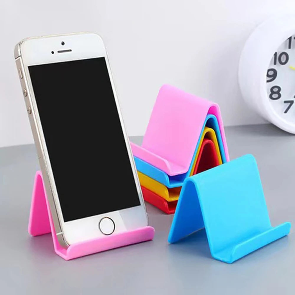 Mini Portable Phone Stand – Colorful Desktop Holder for Kitchen & Home