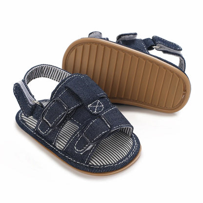 Baby First Walker Sandals – Soft Sole Closed-Toe Unisex (0-18 Months)