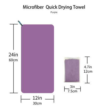 Microfiber Quick-Dry Beach Towel – Lightweight & Absorbent