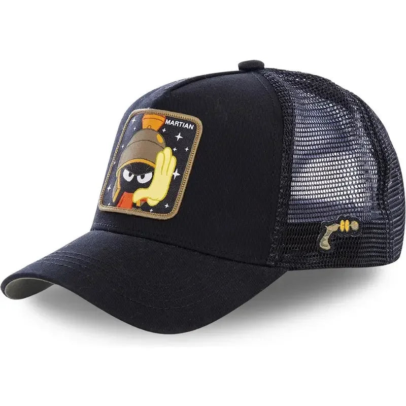 Cartoon Anime Trucker Cap – Unisex Adjustable Baseball Hat