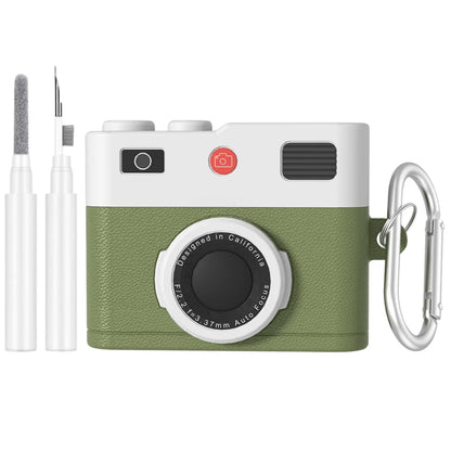 Retro Camera AirPods Pro 3 Case with Keychain & Cleaning Kit