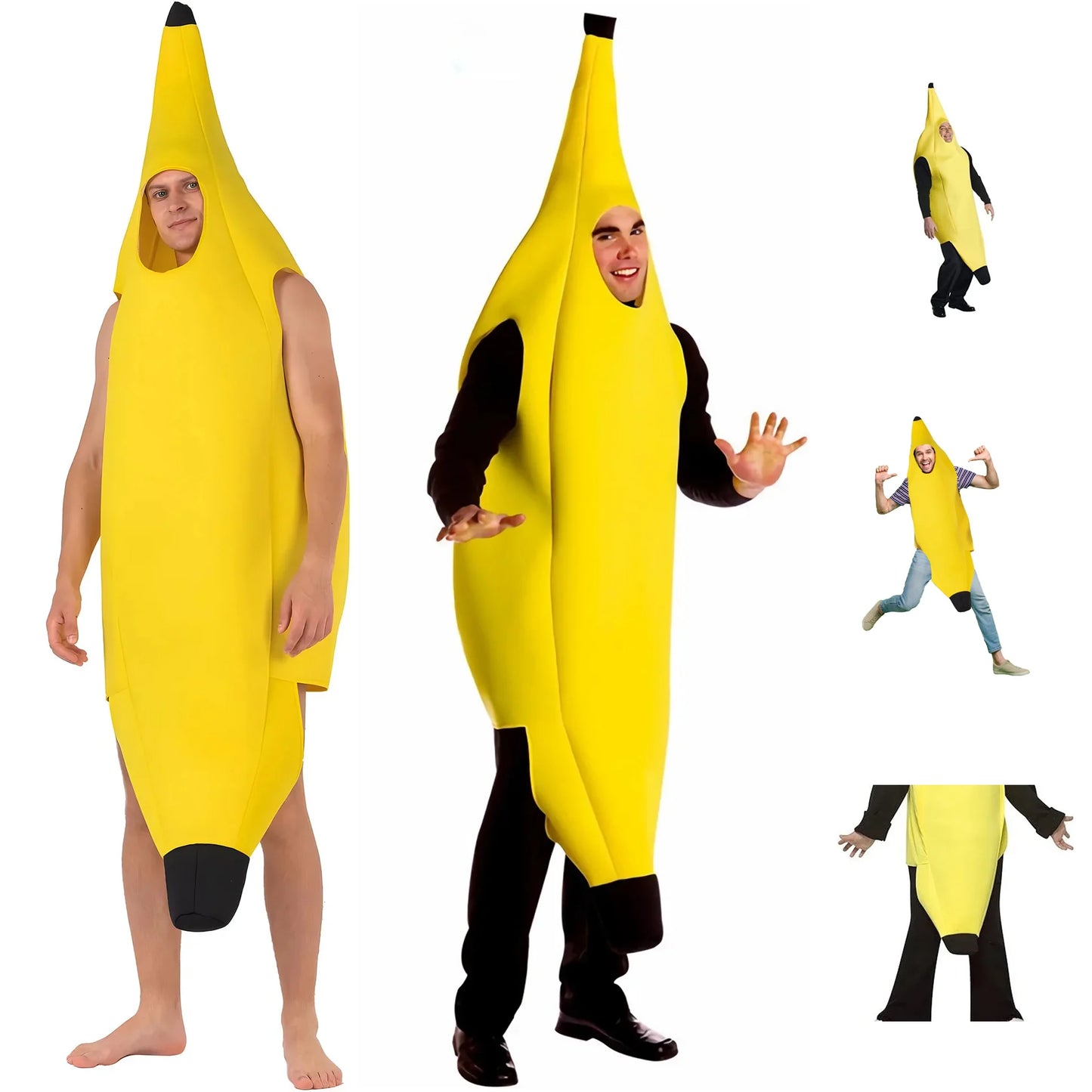 Banana Costume – Funny Halloween Outfit for Kids & Adults
