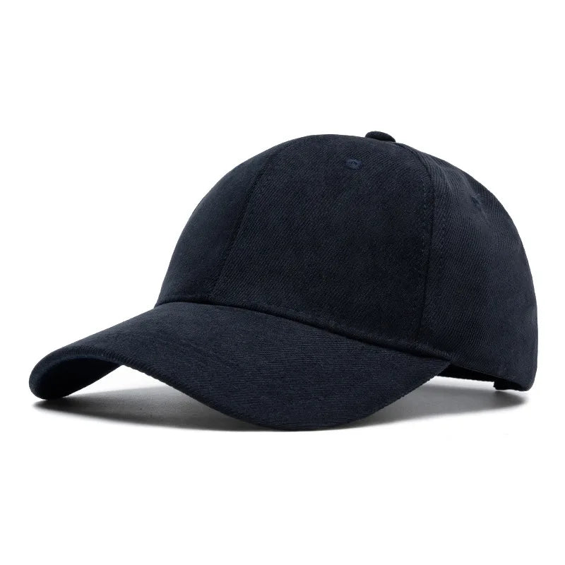 Solid Color Baseball Cap – Unisex Retro Adjustable Hat