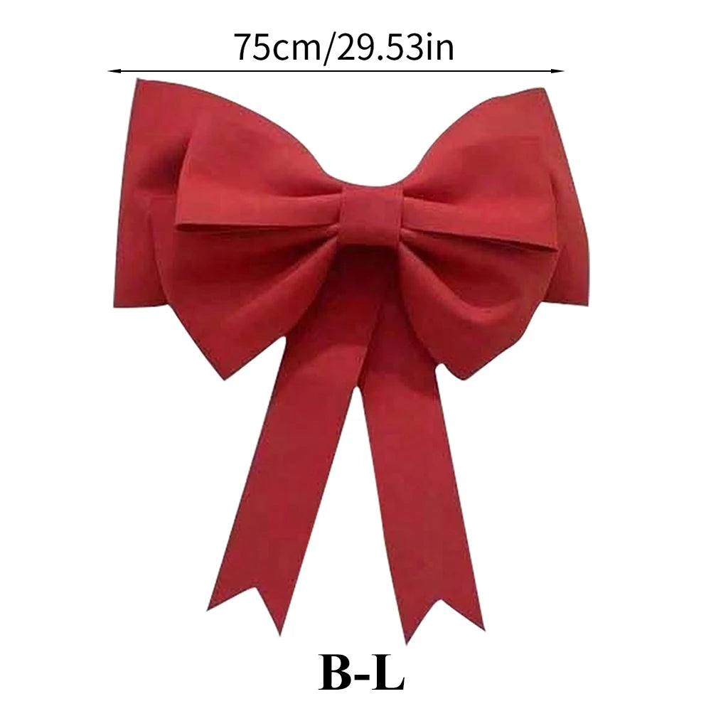 Large Decorative Bow for Christmas, Wedding & Party Decor – Red & Pink
