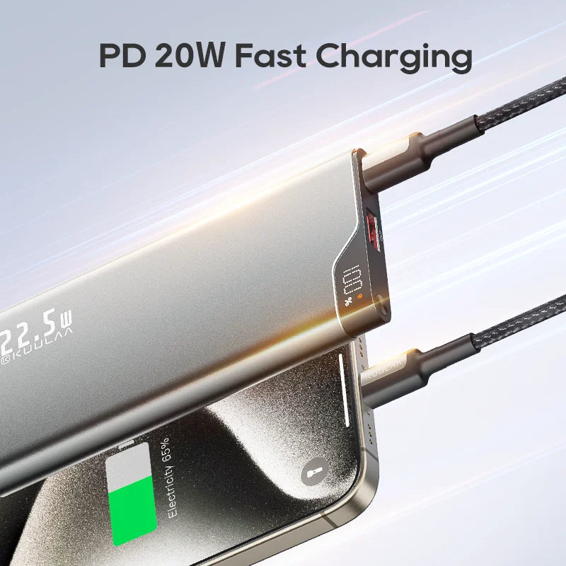 KUULAA 22.5W Power Bank 10000mAh Fast Charging Portable Charger