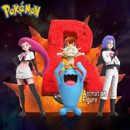 3 to 11CM Pokémon Team Rocket PVC Action Figure Set
