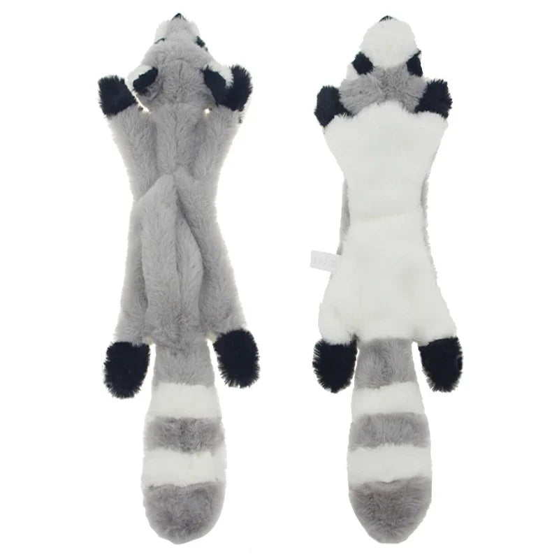 Squeaky Plush Dog Toy – Unstuffed Crinkle Animal 45cm