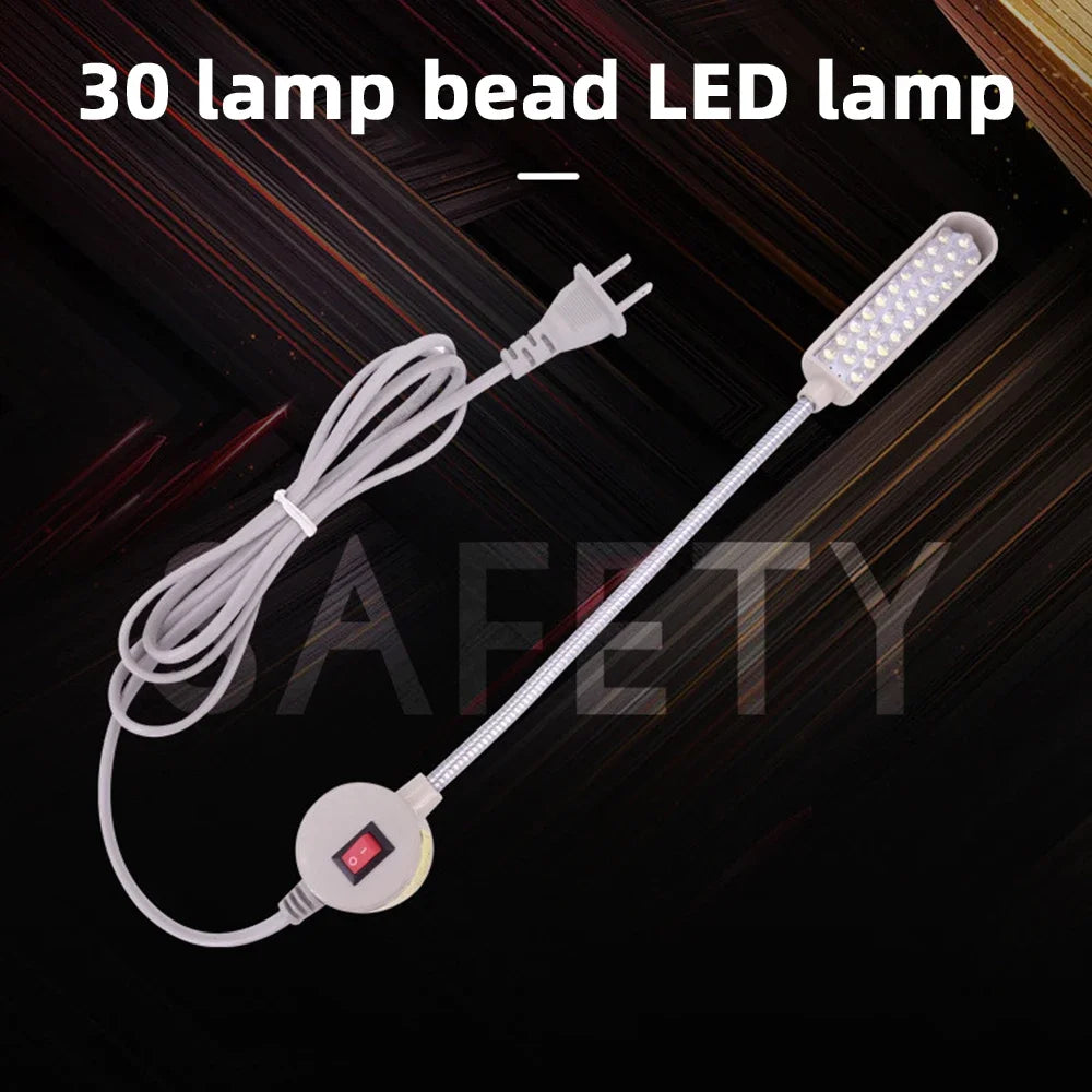 30 LED Sewing Machine Light – Flexible Gooseneck Work Lamp